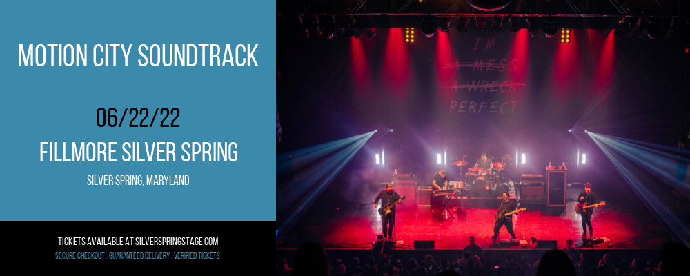 Motion City Soundtrack at Fillmore Silver Spring tickets Motion City Soundtrack at Fillmore Silver Spring