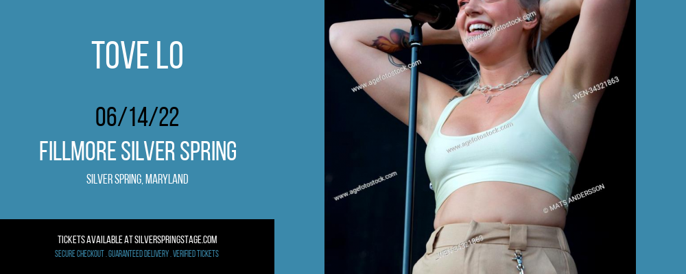 Tove Lo at Fillmore Silver Spring tickets Tove Lo at Fillmore Silver Spring