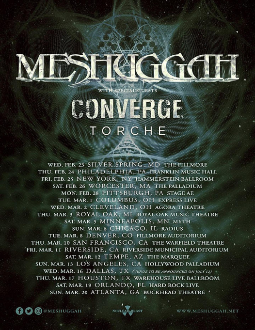 Meshuggah & Converge at Fillmore Silver Spring