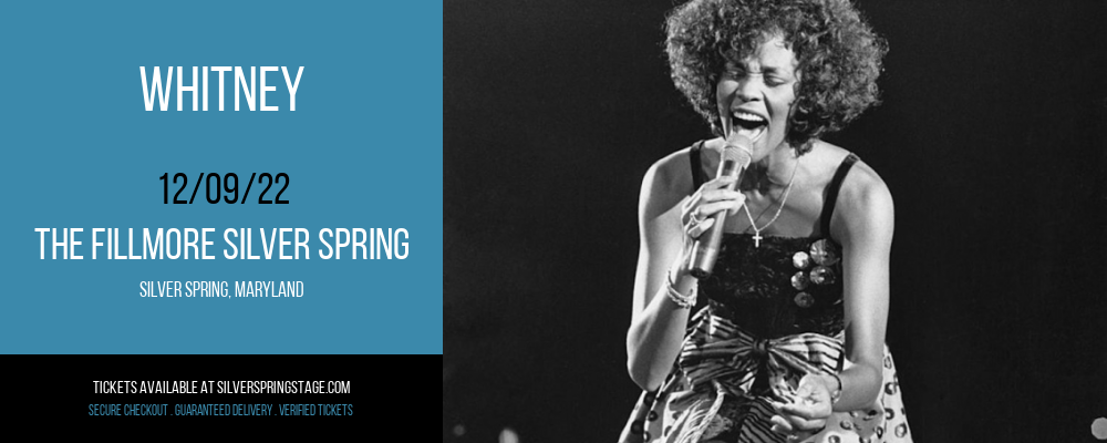 Whitney at Fillmore Silver Spring tickets Whitney at Fillmore Silver Spring