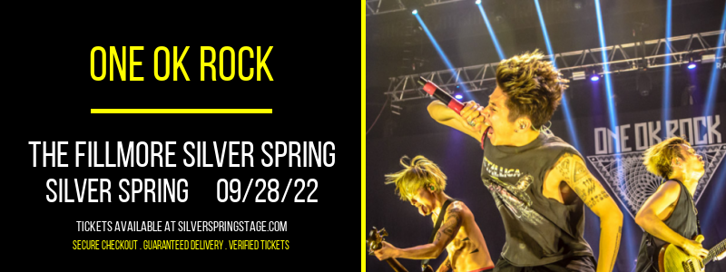 One Ok Rock at Fillmore Silver Spring