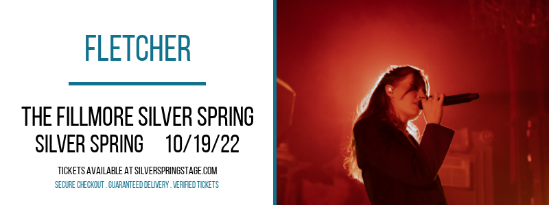 Fletcher at Fillmore Silver Spring tickets Fletcher at Fillmore Silver Spring