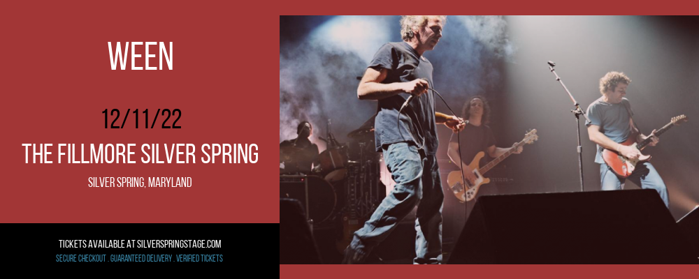 Ween at Fillmore Silver Spring tickets Ween at Fillmore Silver Spring