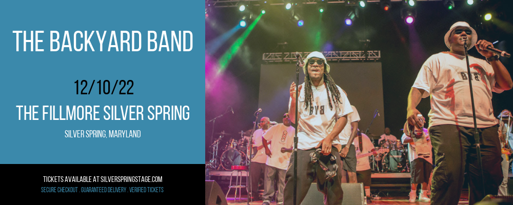 The Backyard Band at Fillmore Silver Spring tickets The Backyard Band at Fillmore Silver Spring