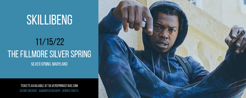 Skillibeng at Fillmore Silver Spring tickets Skillibeng at Fillmore Silver Spring