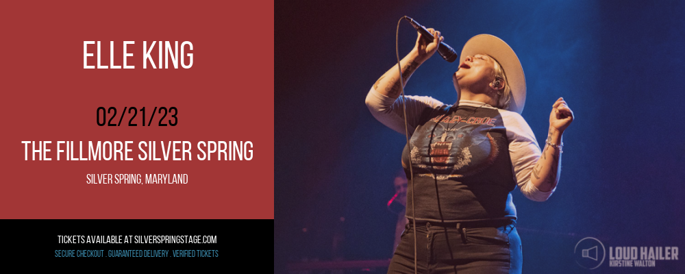 Elle King at Fillmore Silver Spring tickets Elle King at Fillmore Silver Spring