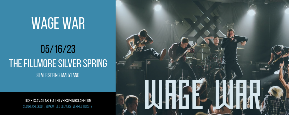 Wage War at Fillmore Silver Spring