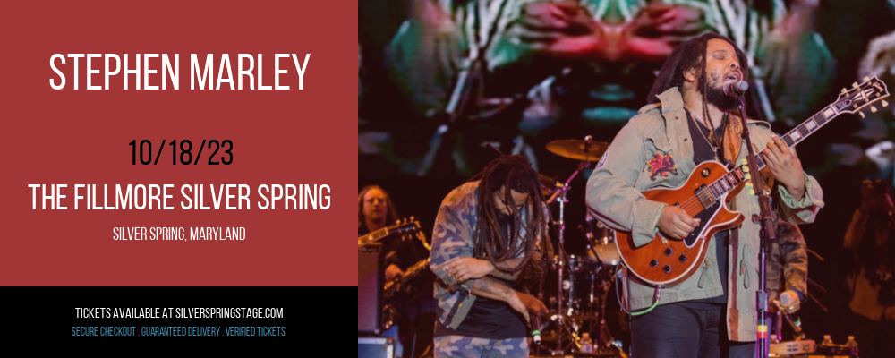 Stephen Marley at Fillmore Silver Spring
