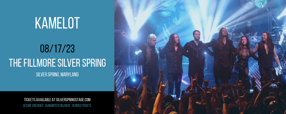 Kamelot at Fillmore Silver Spring tickets Kamelot at Fillmore Silver Spring