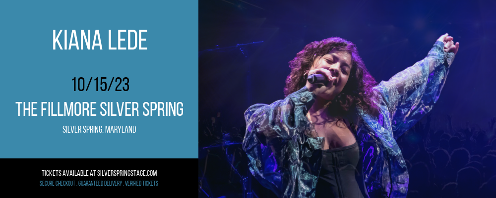 Kiana Lede at The Fillmore Silver Spring