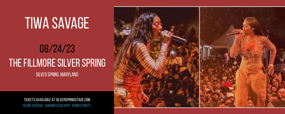 Tiwa Savage at The Fillmore Silver Spring