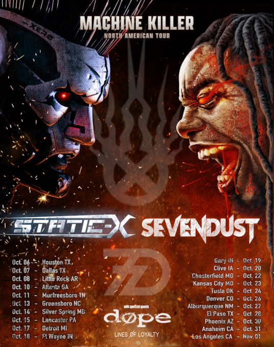Static X & Sevendust