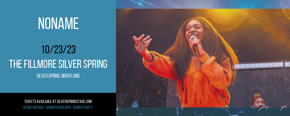 Noname at The Fillmore Silver Spring