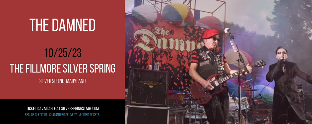 The Damned at The Fillmore Silver Spring