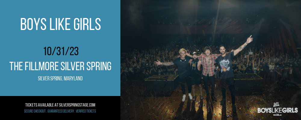 Boys Like Girls at The Fillmore Silver Spring