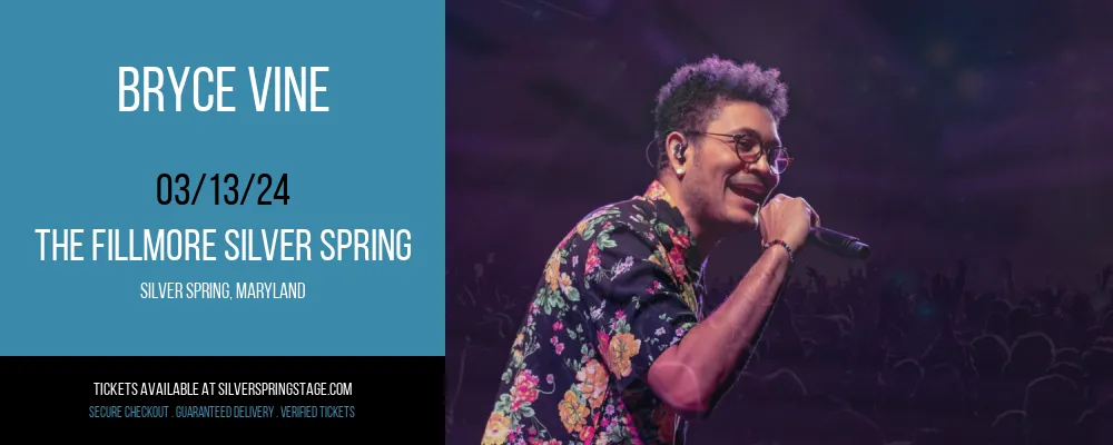 Bryce Vine at The Fillmore Silver Spring