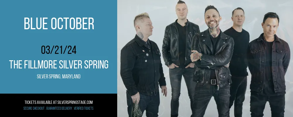 Blue October at The Fillmore Silver Spring