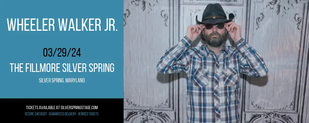 Wheeler Walker Jr. at The Fillmore Silver Spring