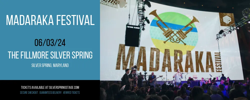 Madaraka Festival at The Fillmore Silver Spring