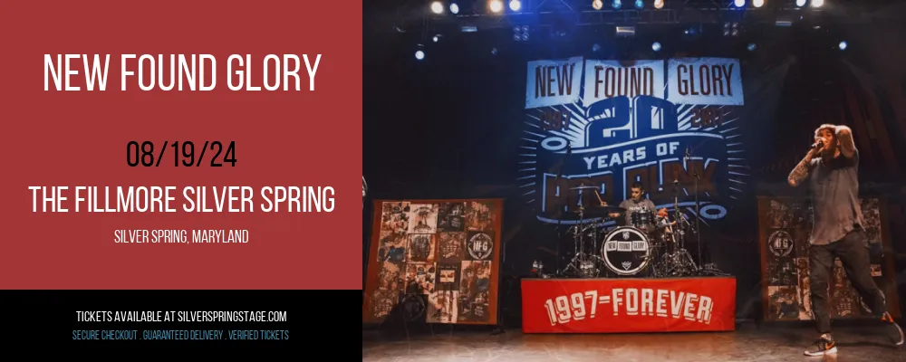 New Found Glory at The Fillmore Silver Spring